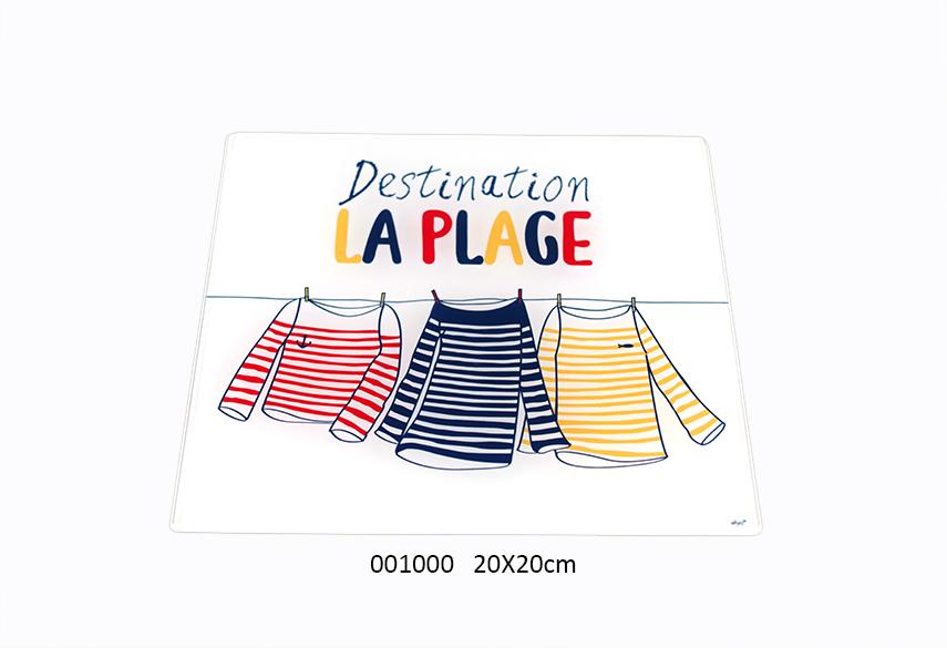 Dessous de plat "Destination la Plage"