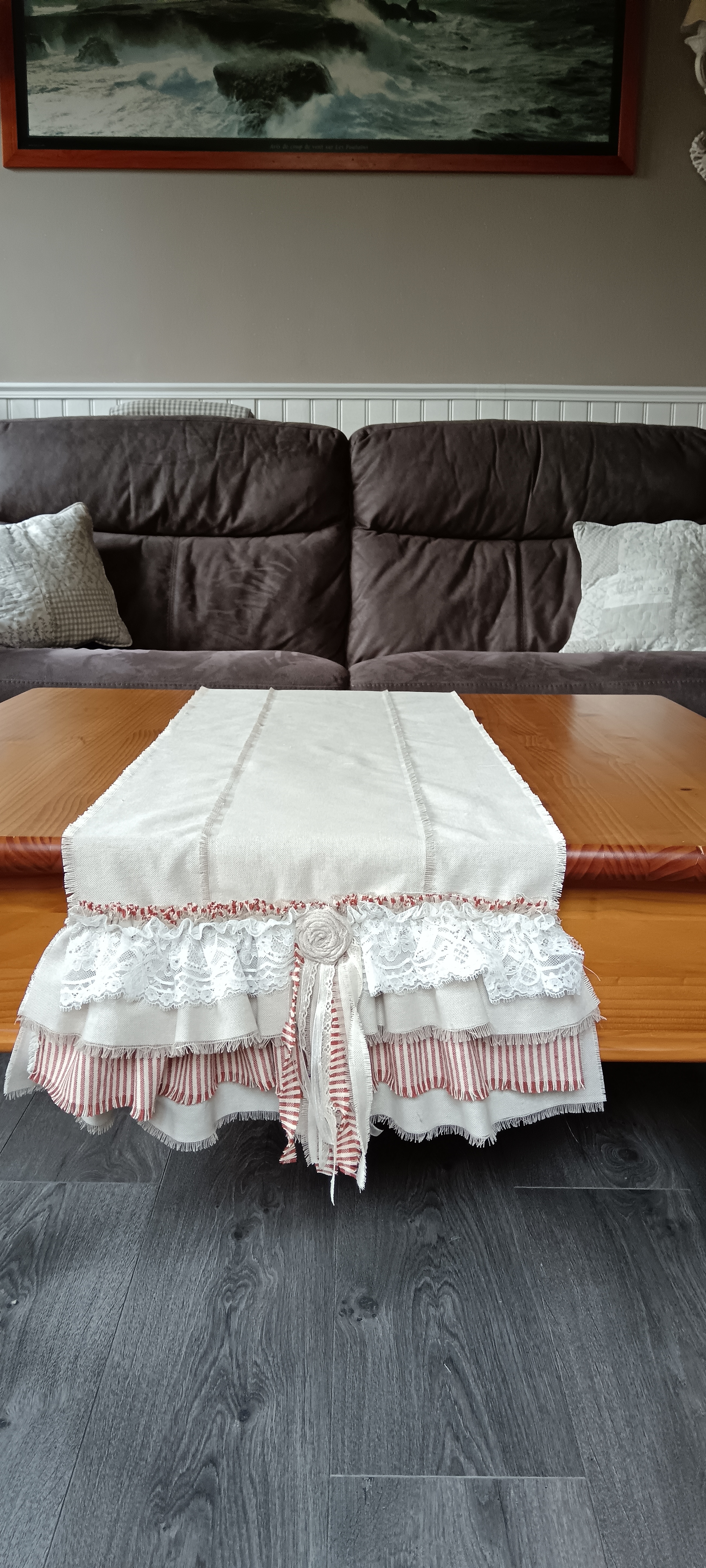 Chemin de table shabby/vintage