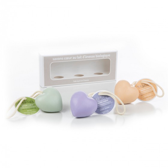 Coffret savons cœurs