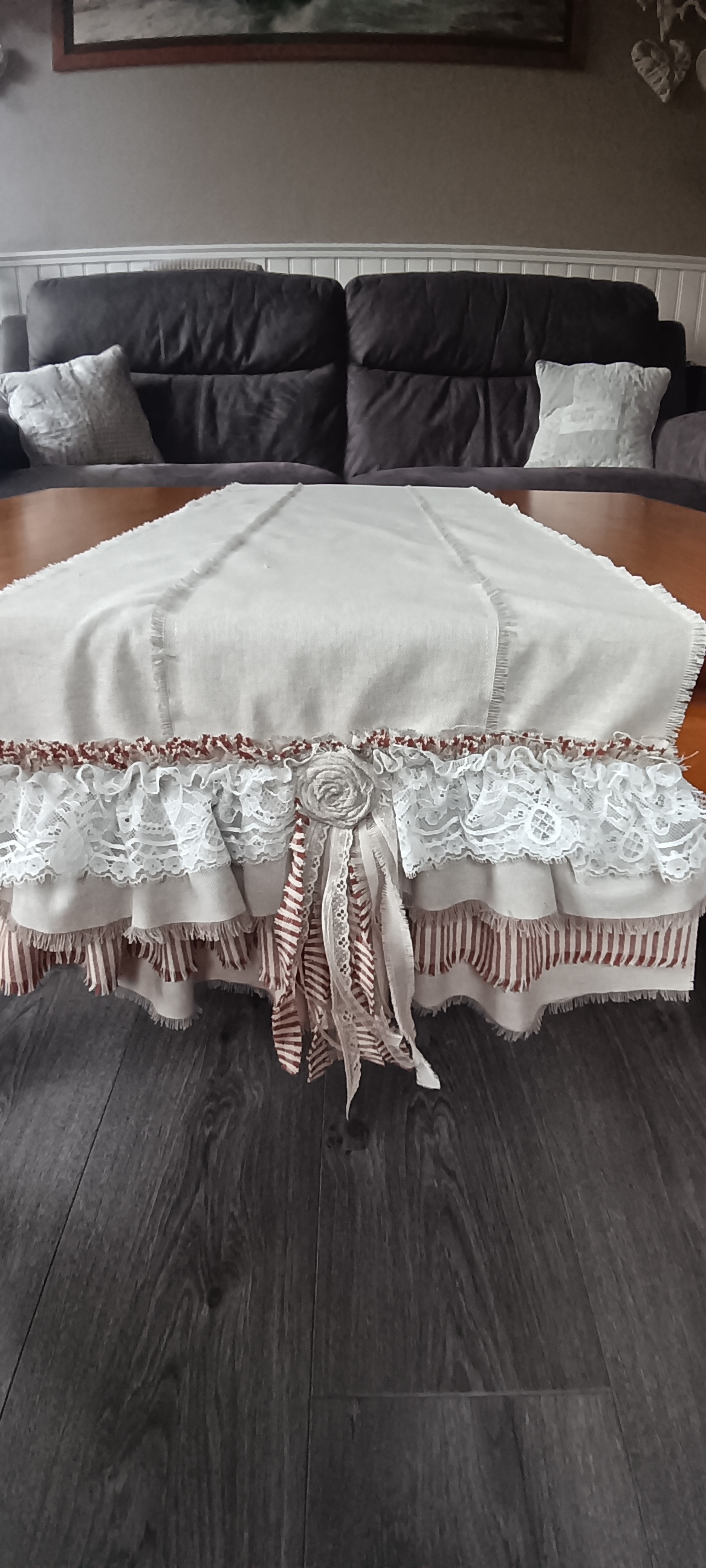 Chemin de table shabby/vintage