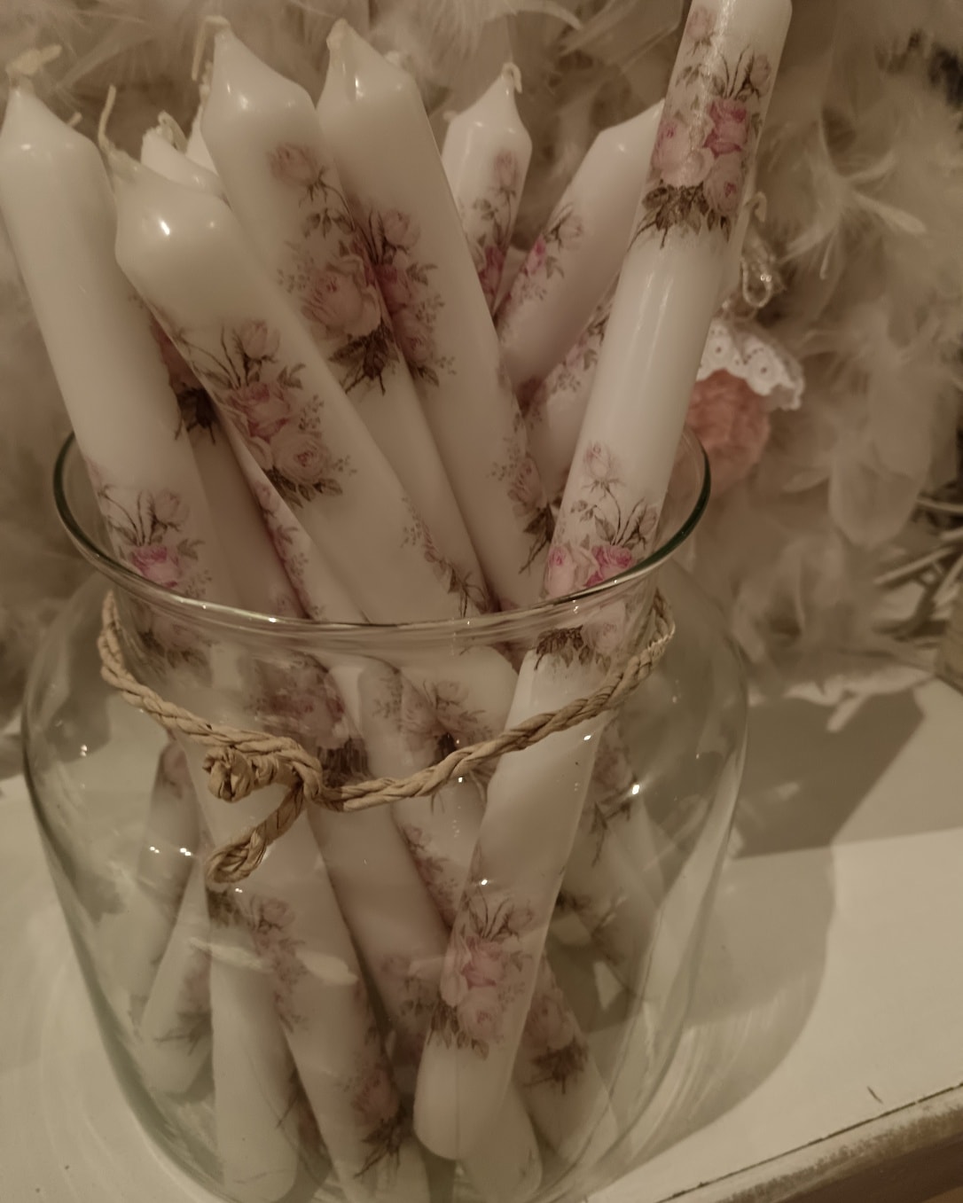 Bougies "Collection Bouquet de Roses Romantique"