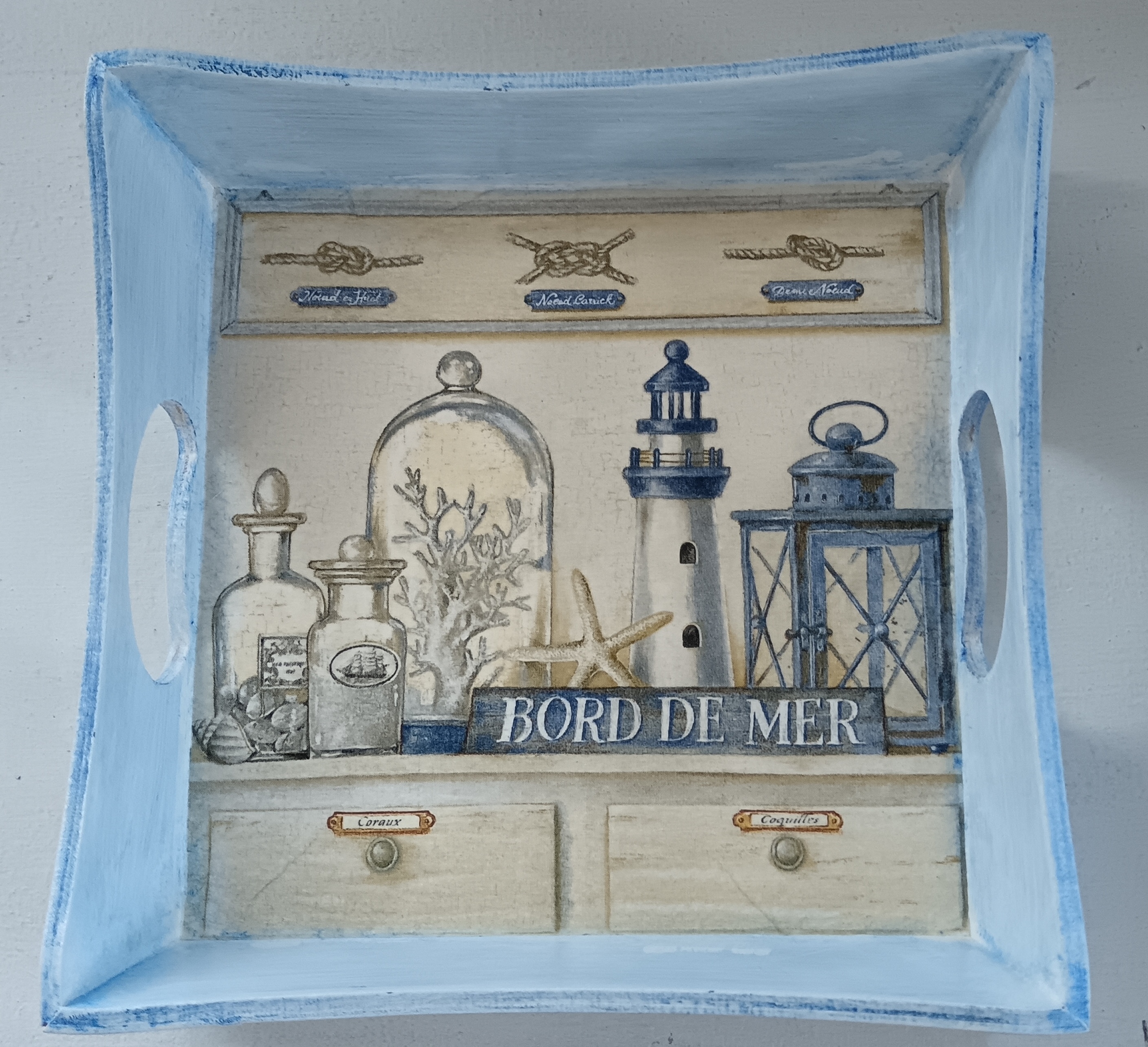 Plateau modèle "Bord de mer" 