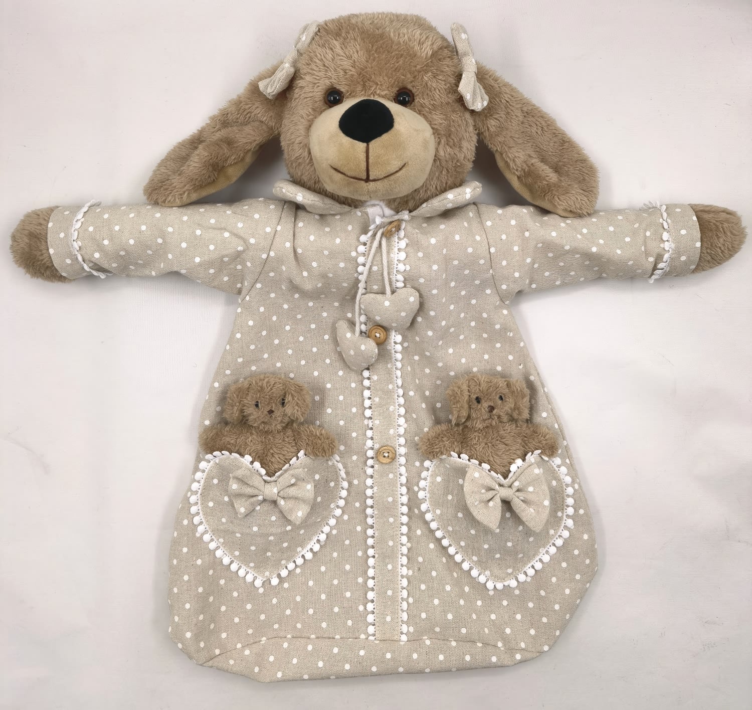 Peluche range-pyjama chien