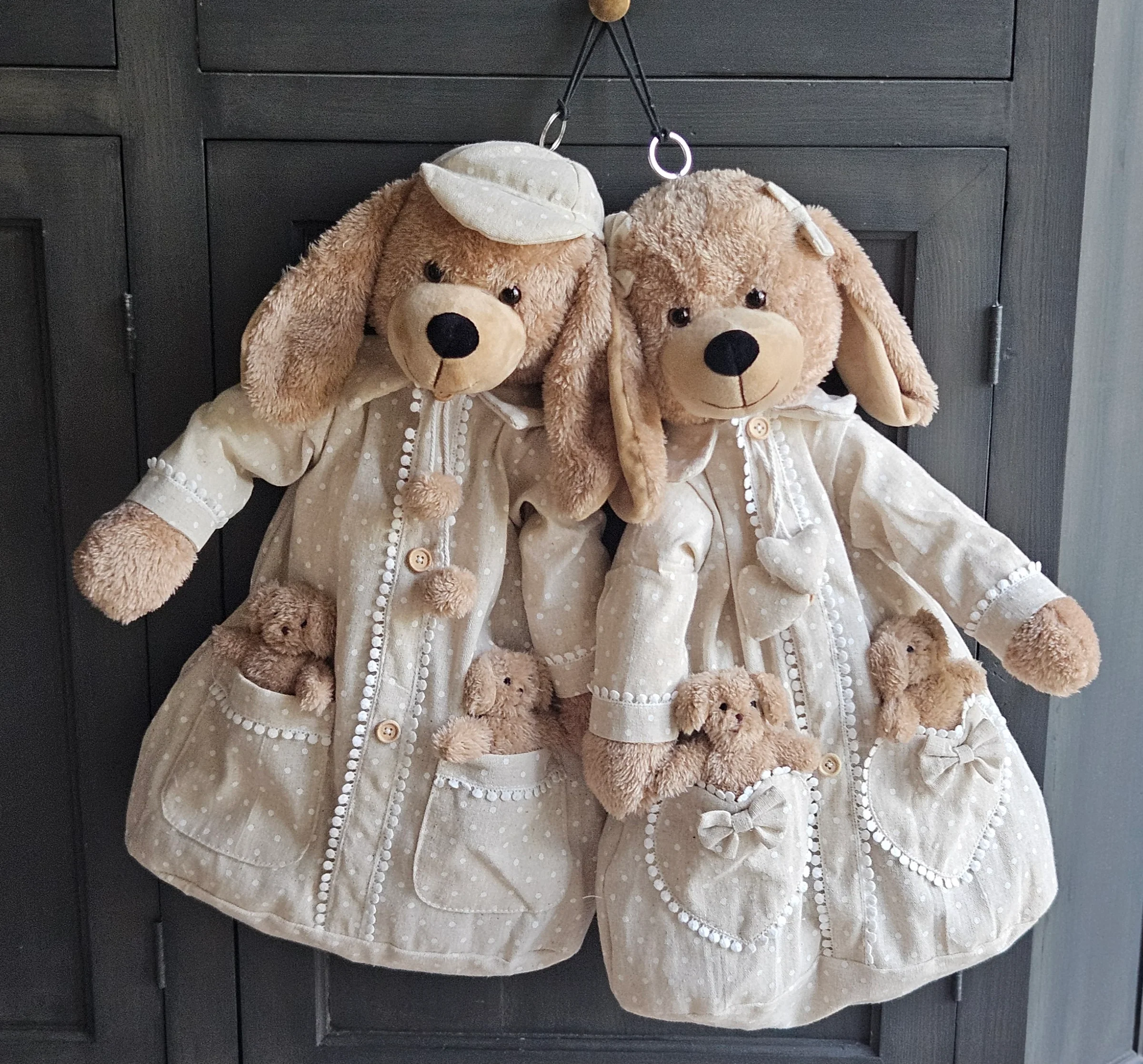 Peluche range-pyjama chien