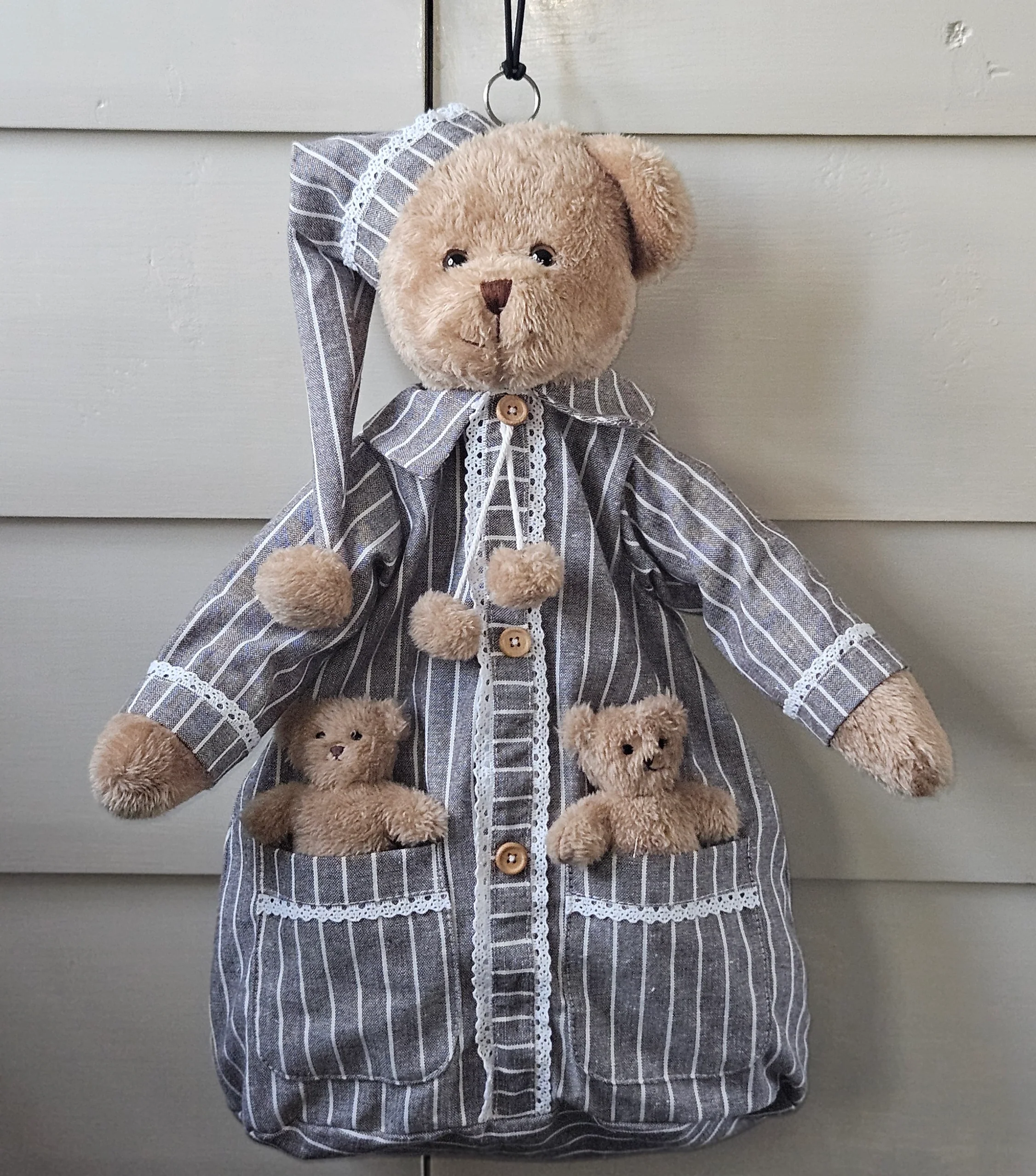 Range-pyjama ours brun 