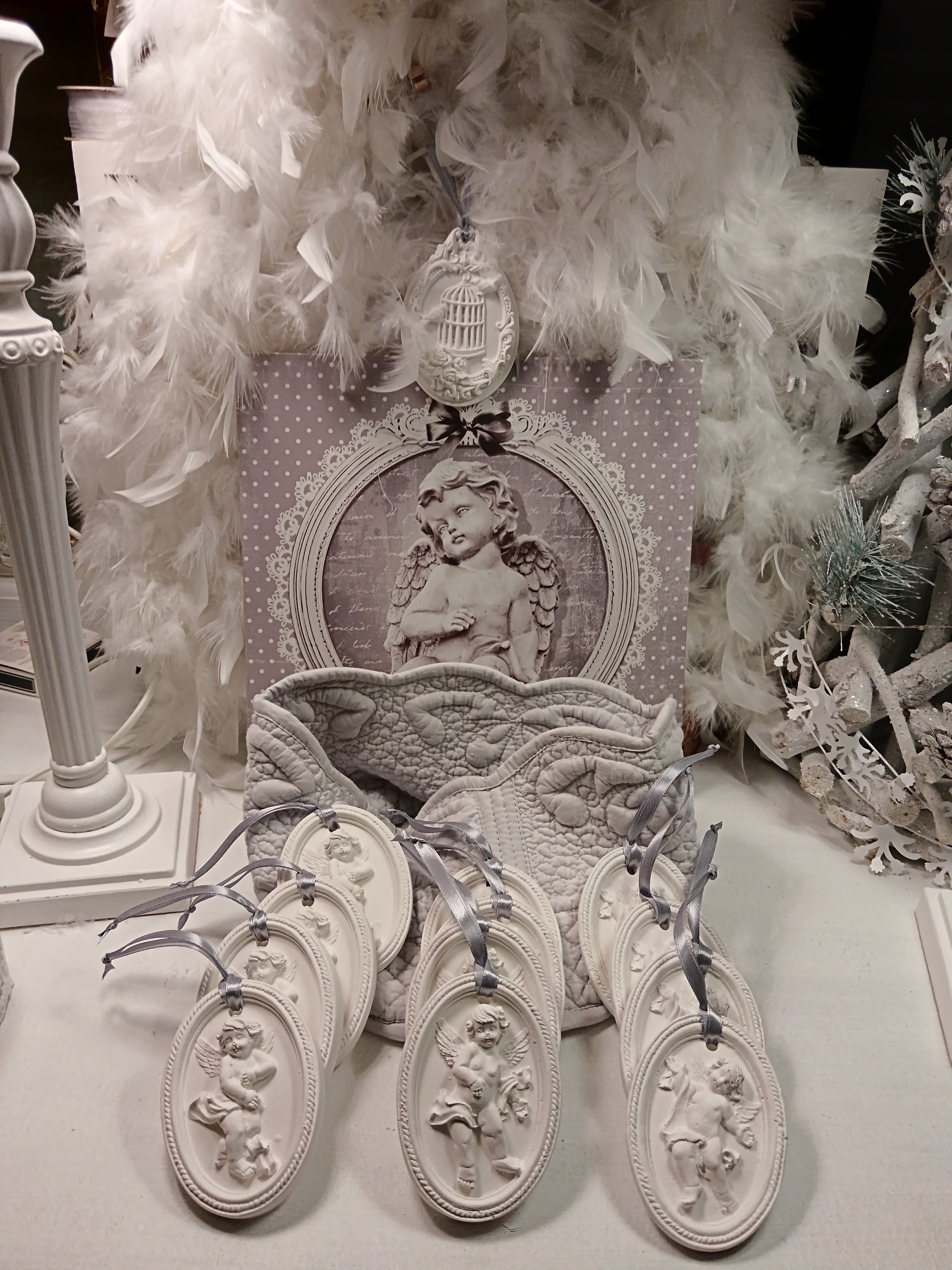 Médaillon ange a suspendre