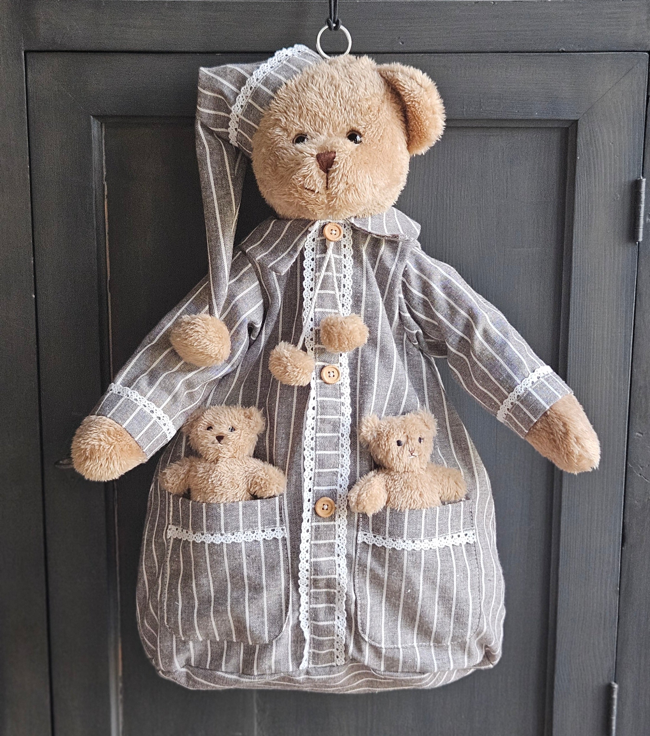 Range-pyjama ours brun 