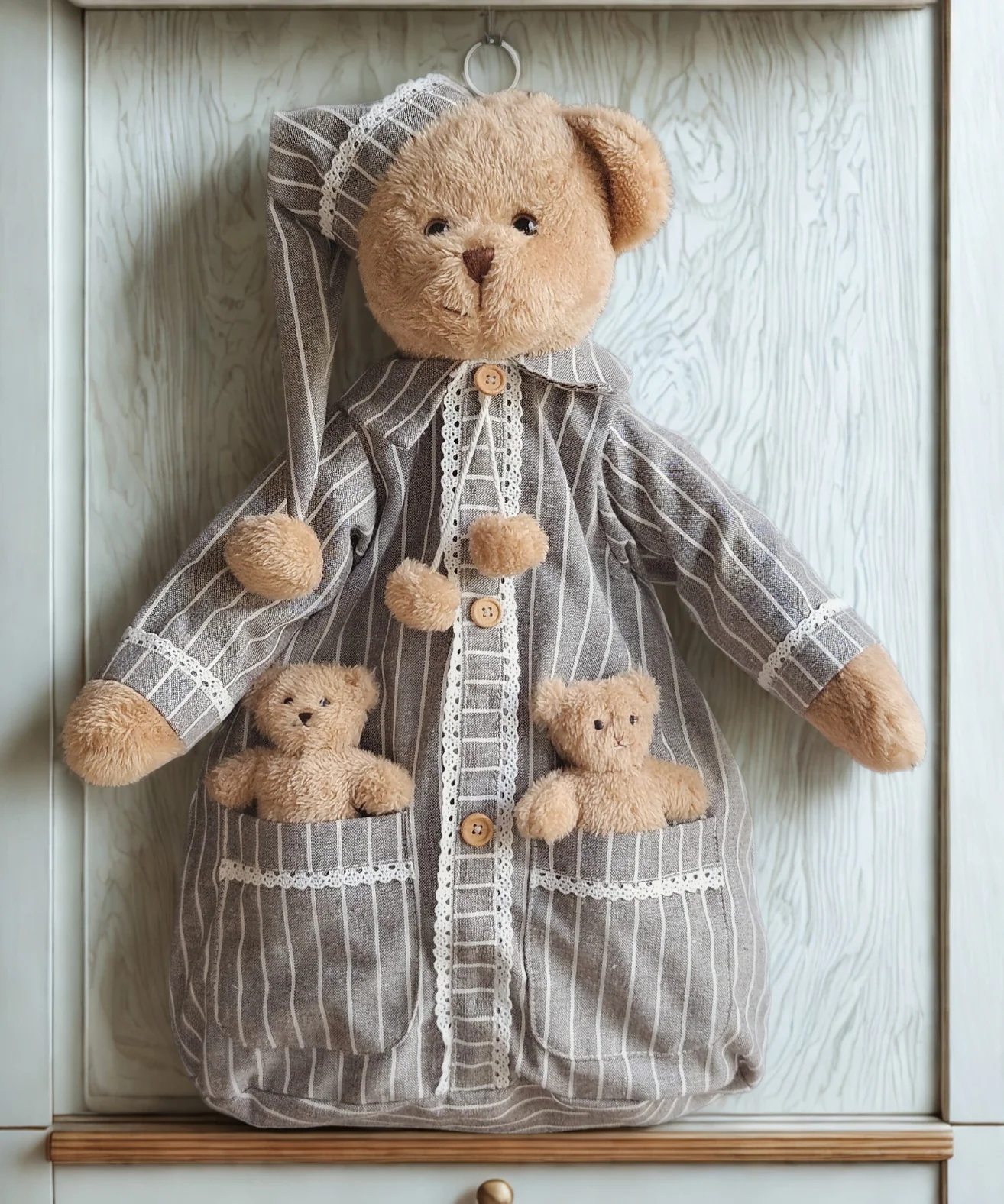 Range-pyjama ours brun 