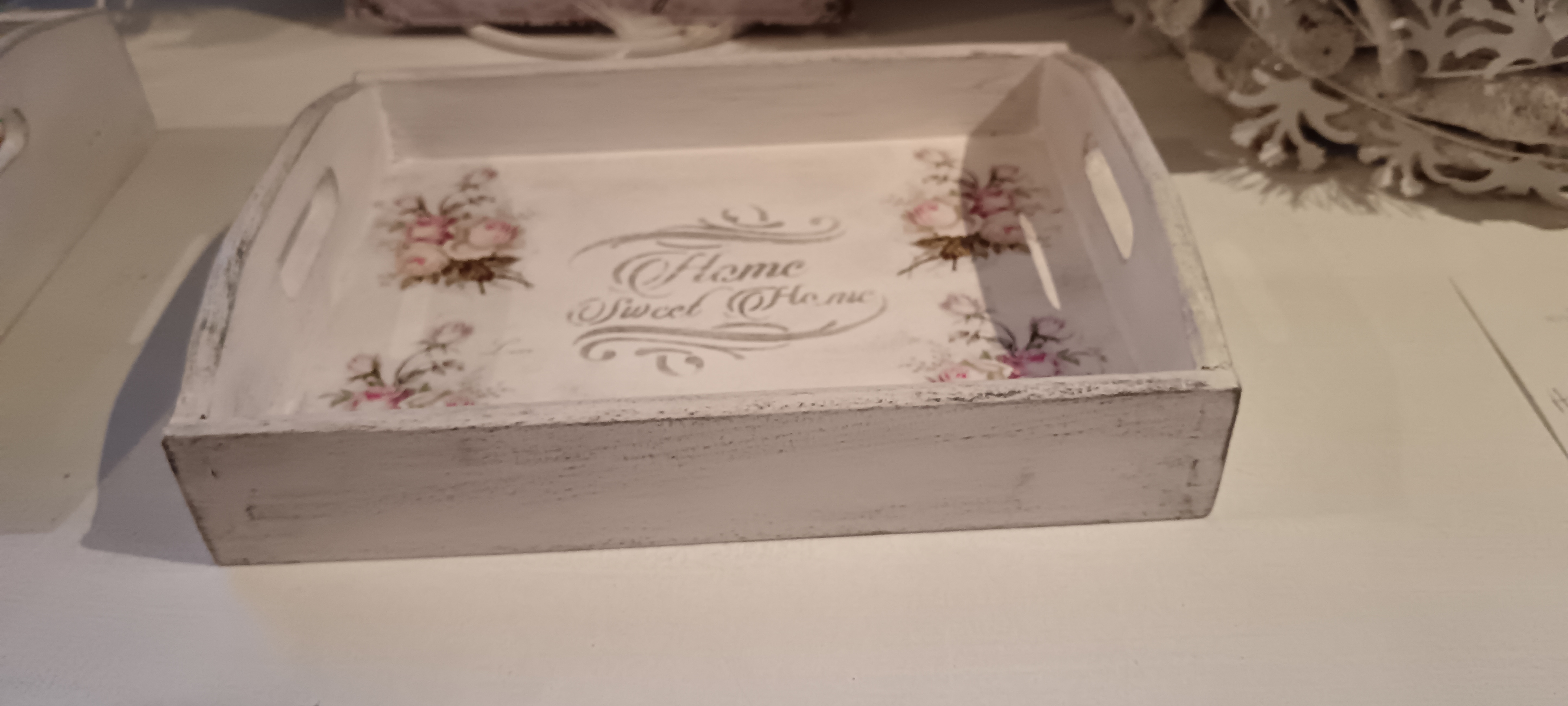 Plateau décoratif "Home Sweet Home" 