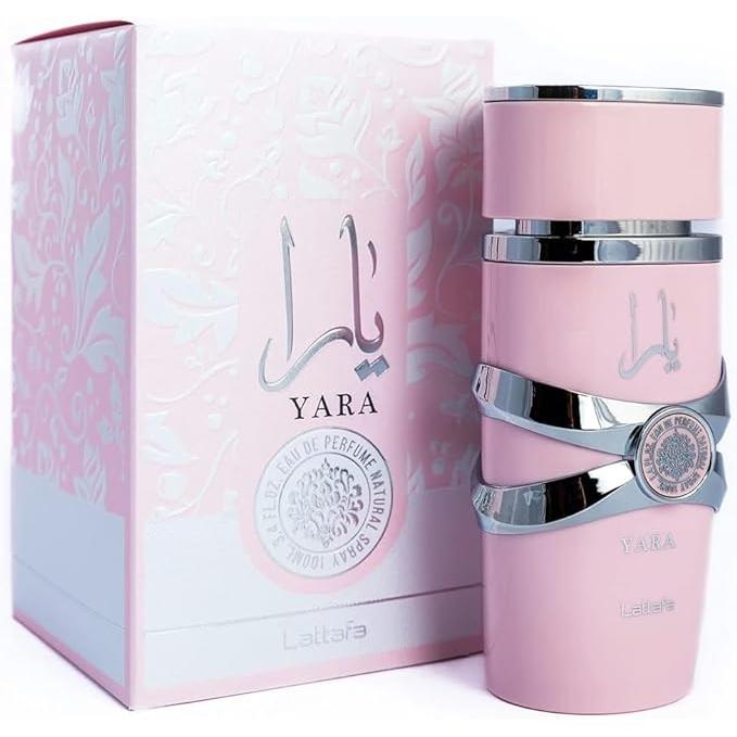Yara rosa Oud, perfume árabe 
