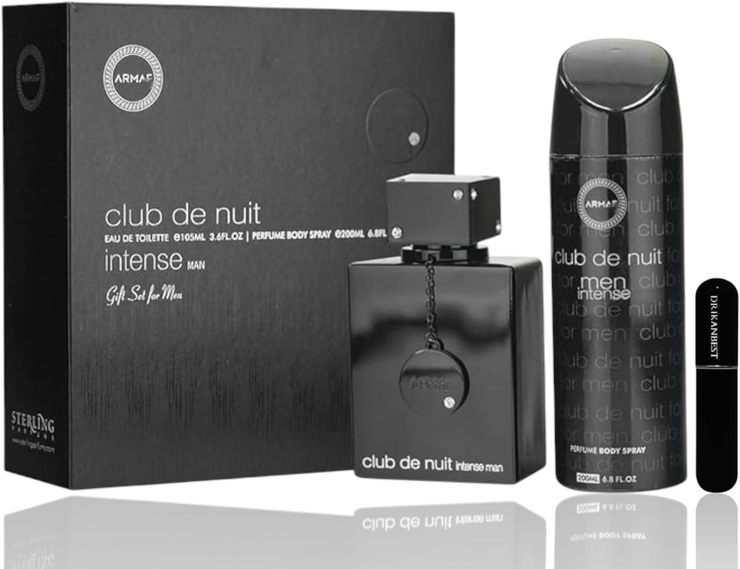 Perfume Club de Nuit Intense para Hombre - Set de Regalo 2 Piezas (Eau de Toilette 105 ml + body spray 200 ml)