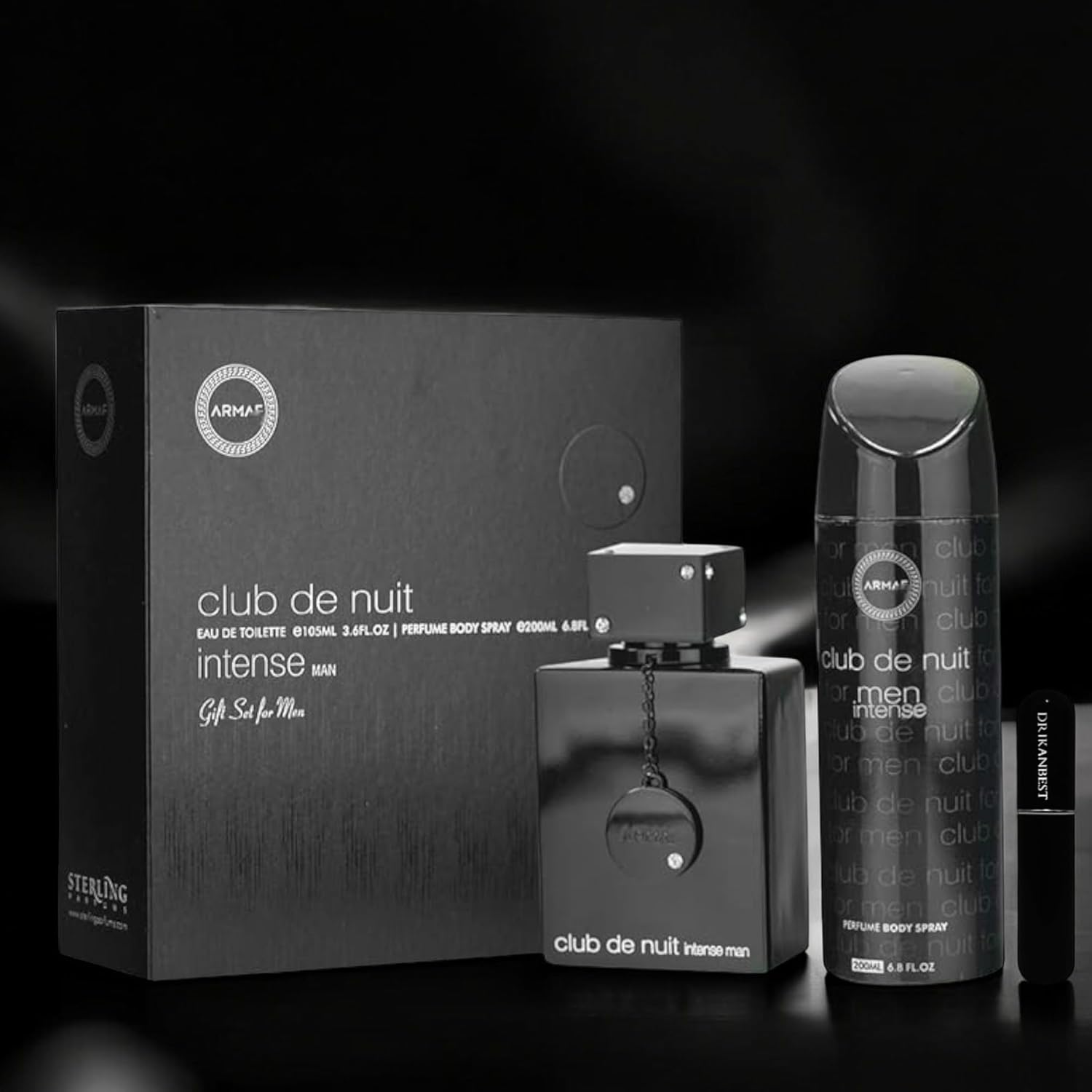 Perfume Club de Nuit Intense para Hombre - Set de Regalo 2 Piezas (Eau de Toilette 105 ml + body spray 200 ml)