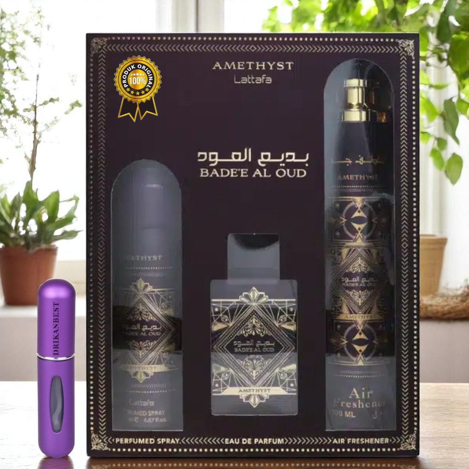 Set Badee al oud Amethyst 