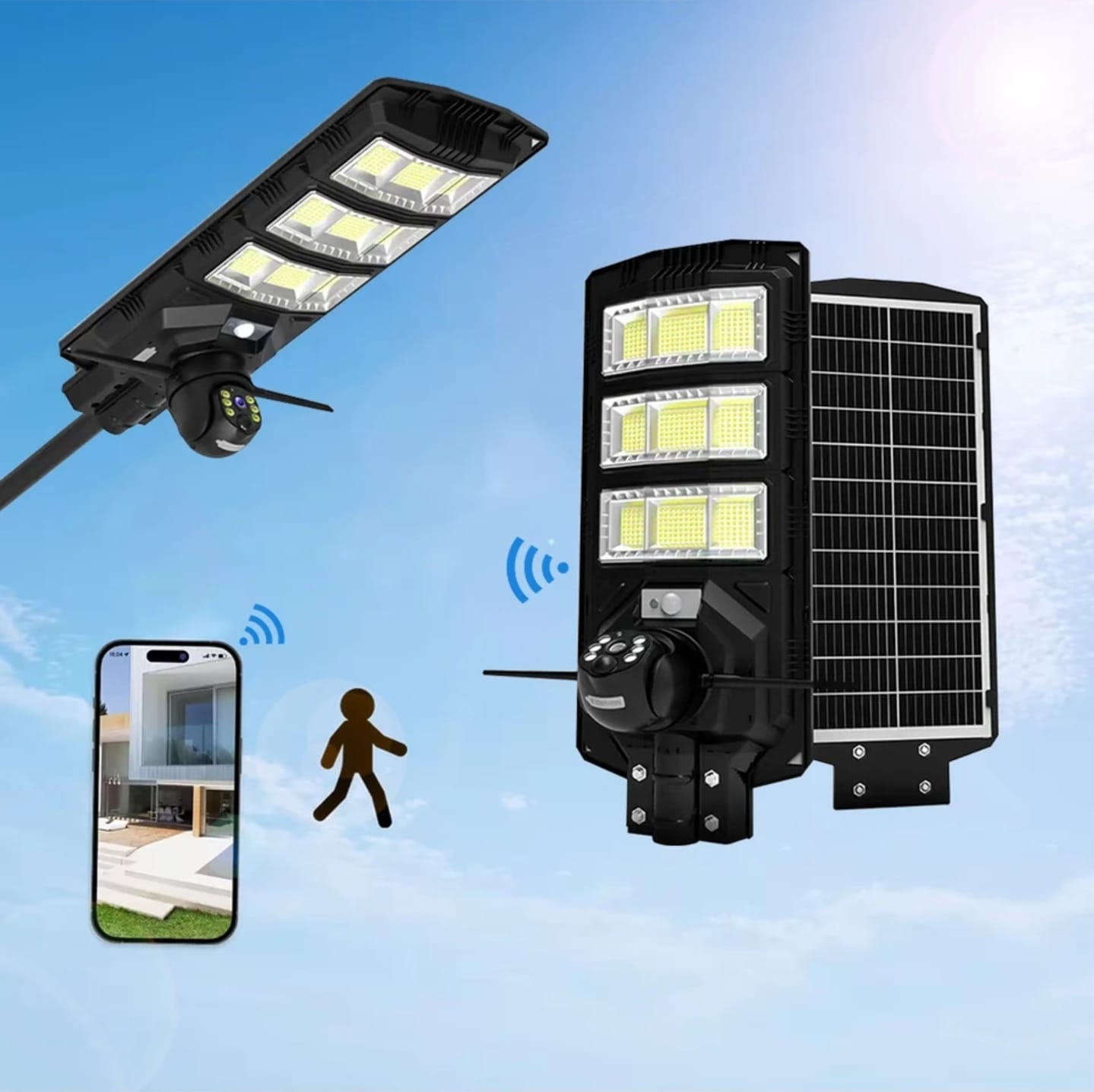 Solar Street Light security camera