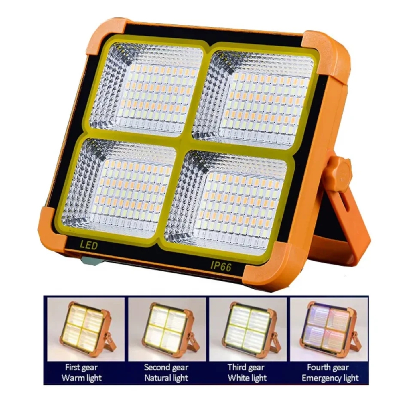 Portable Flood lights Rechargeable RGB LED Projector Lamp [6-8HRS]