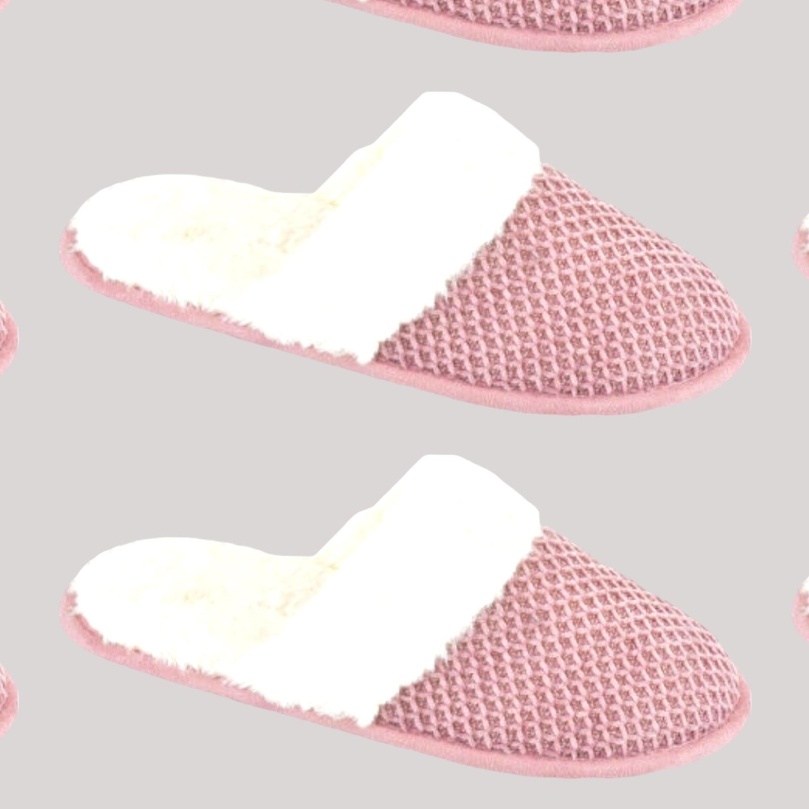 Women's Warm Faux Fur Lined Comfy Hard Sole Slippers
