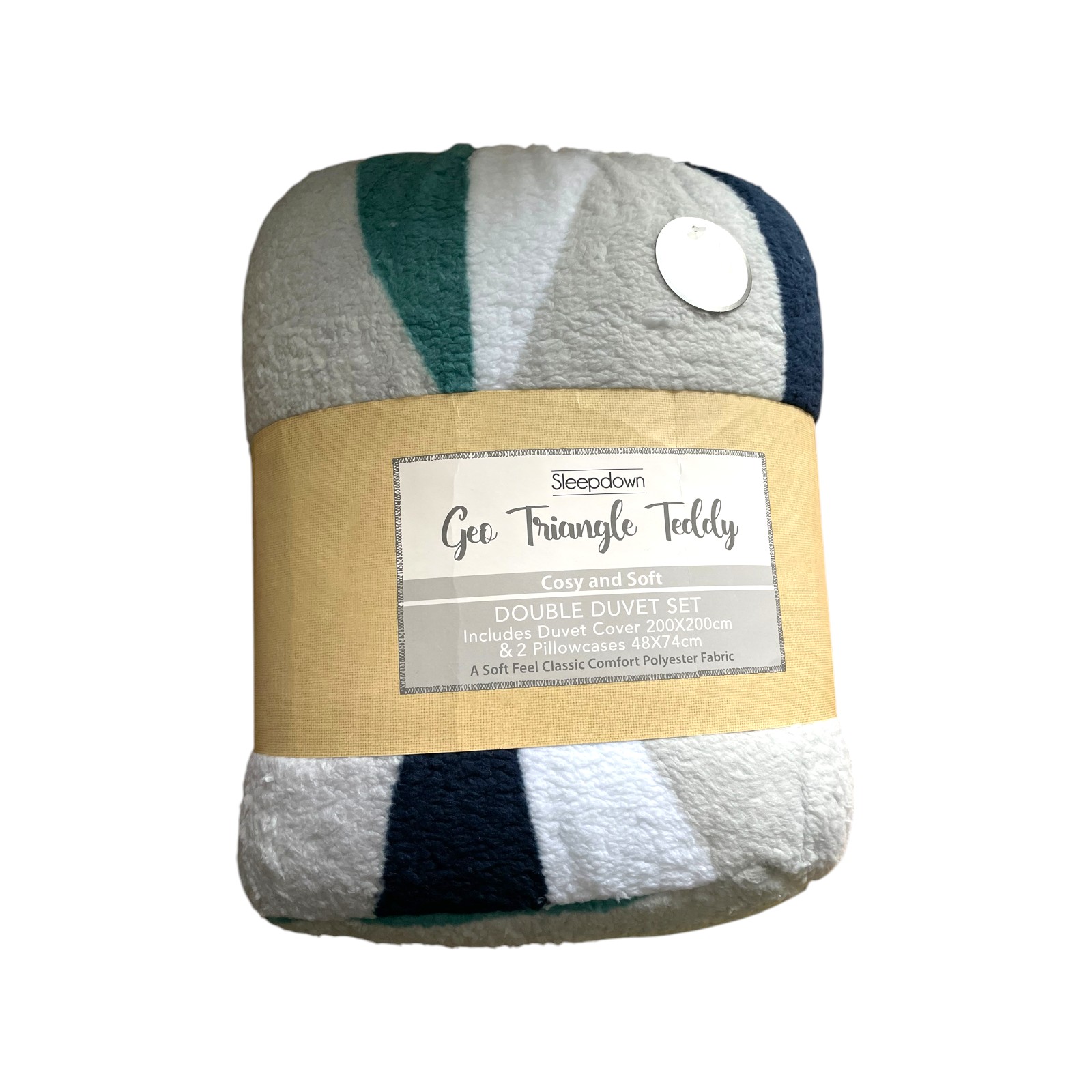 Geo Triangle Teddy Bed Set