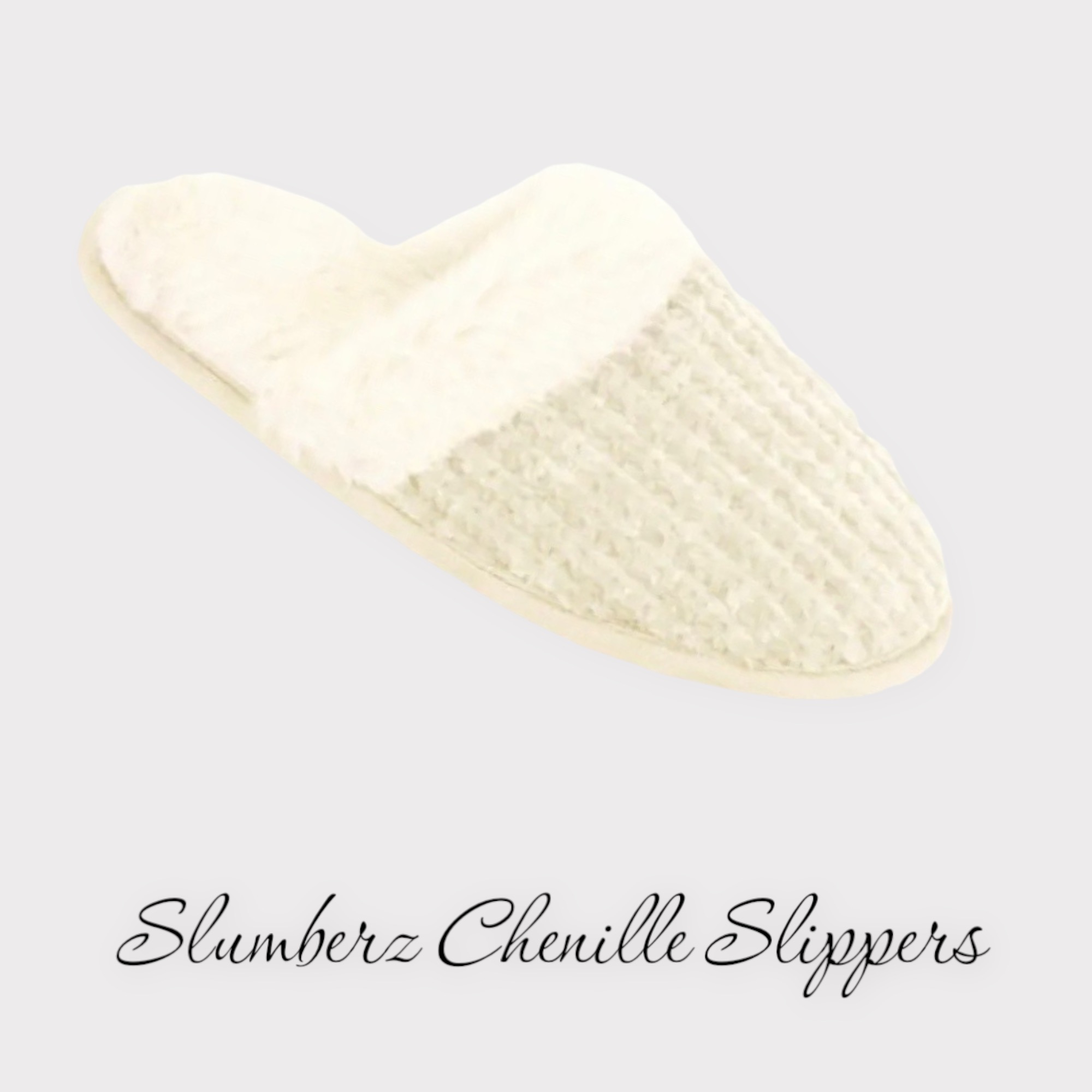 Slumberz Chenille Meomery foam Slippers