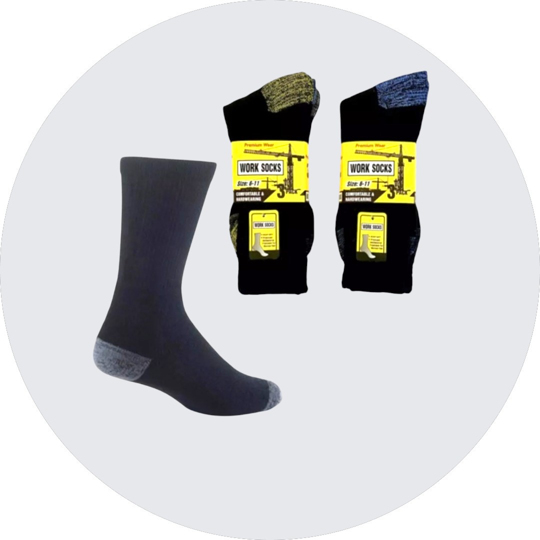Premium Wear Work Reinforced Socks 