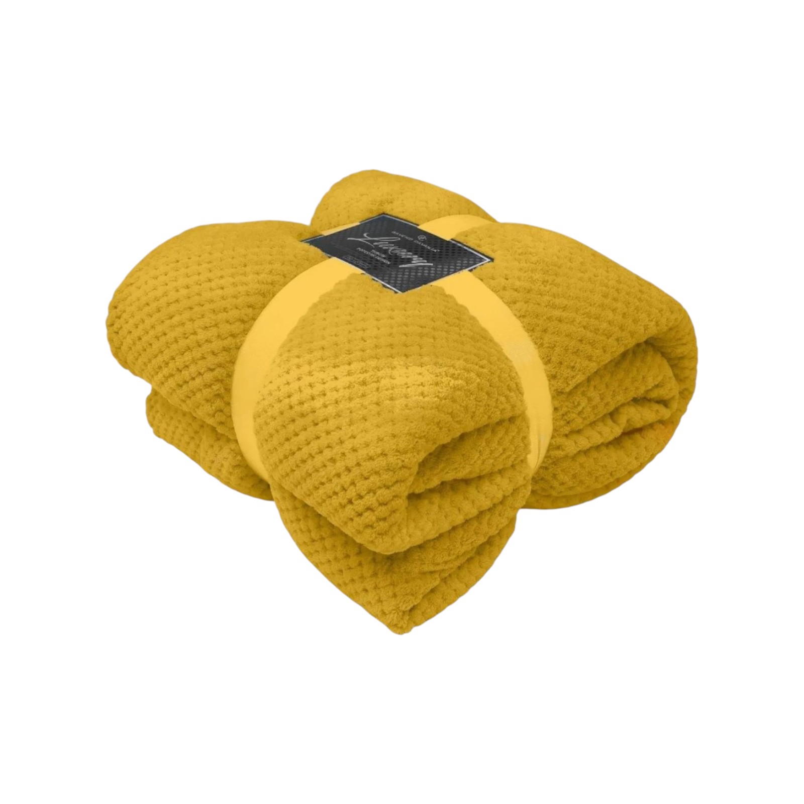 Popcorn Waffle Throw Blanket for Sofa