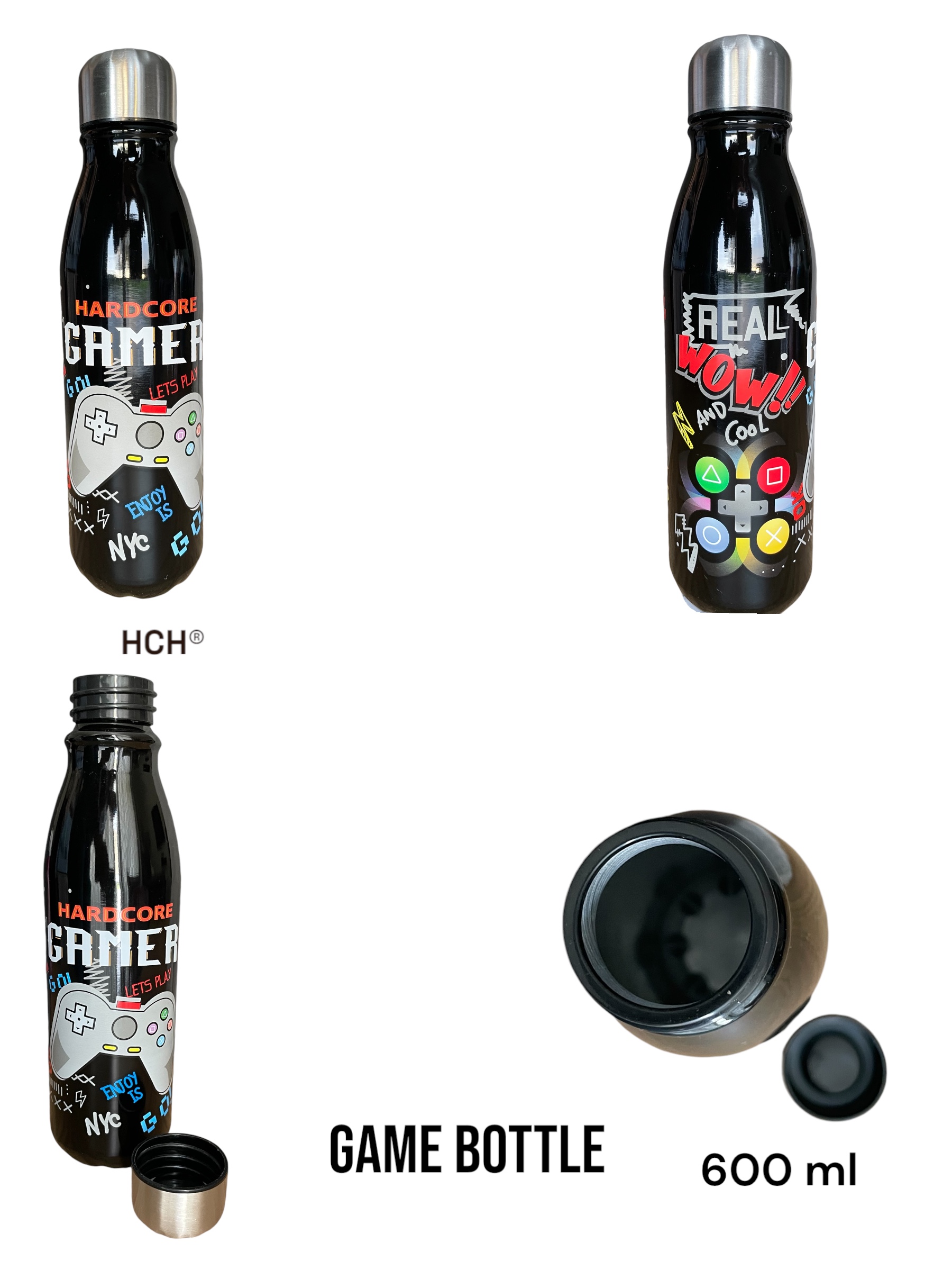 Gamer Themed Water Bottle