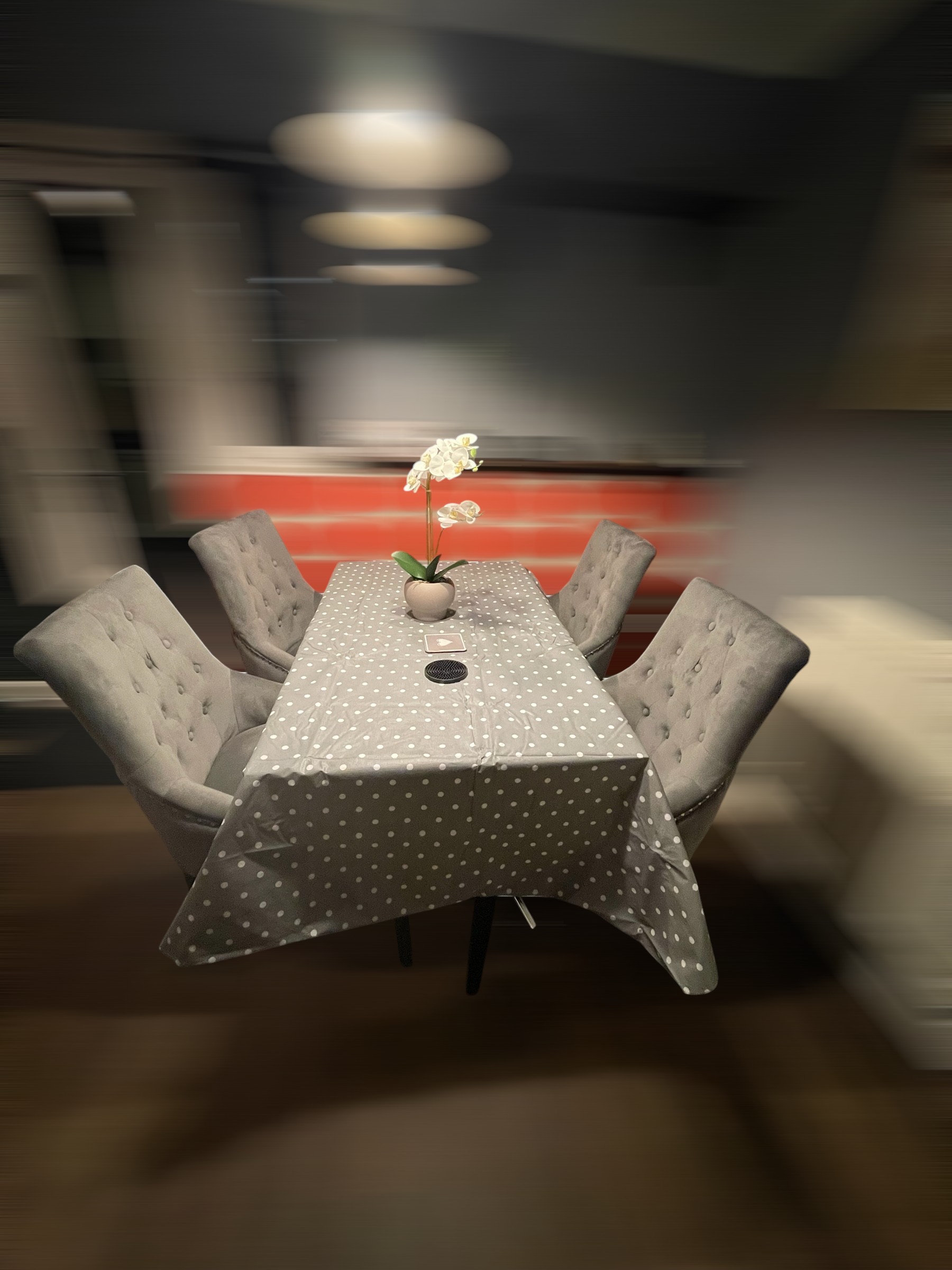 Polka Dots Wipe Clean Tablecloth