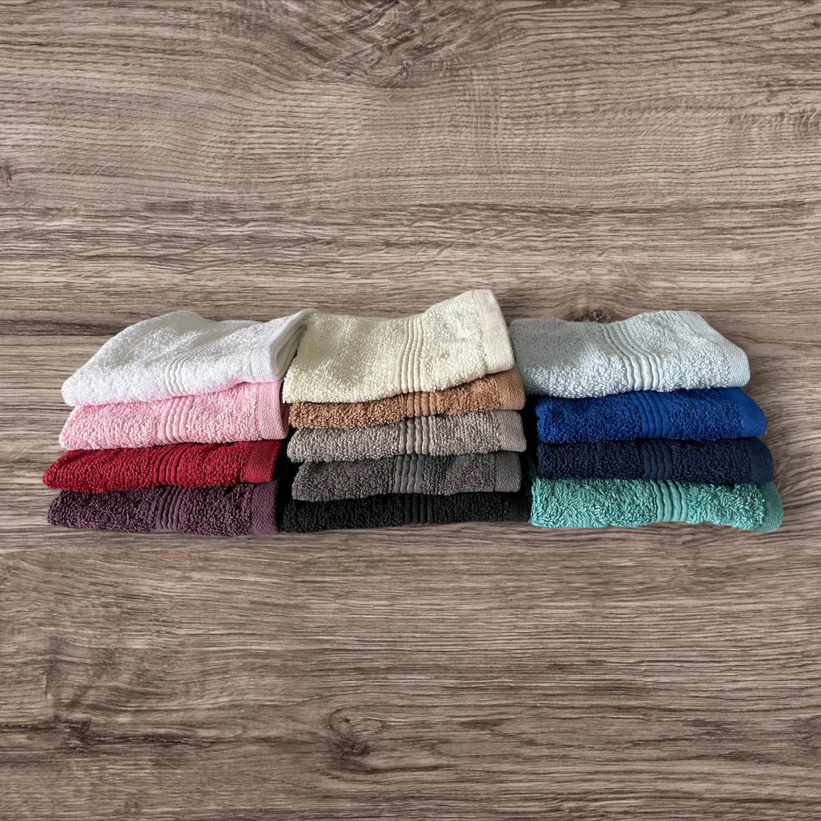 Royal Egyptian Collection Assorted Color Face Cloths 