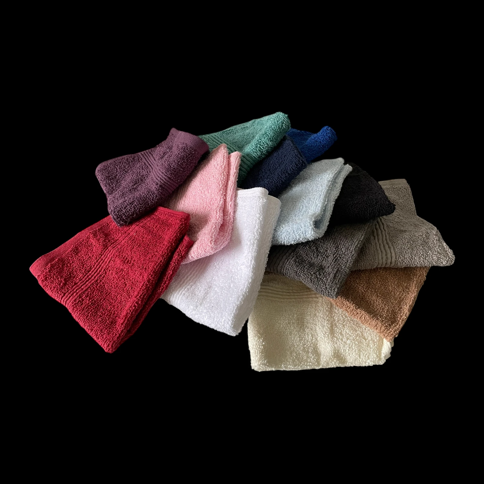 Royal Egyptian Collection Assorted Color Face Cloths 