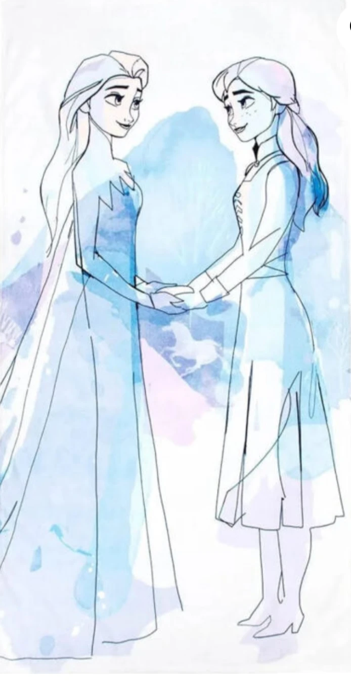 Frozen Themed Beach Towel