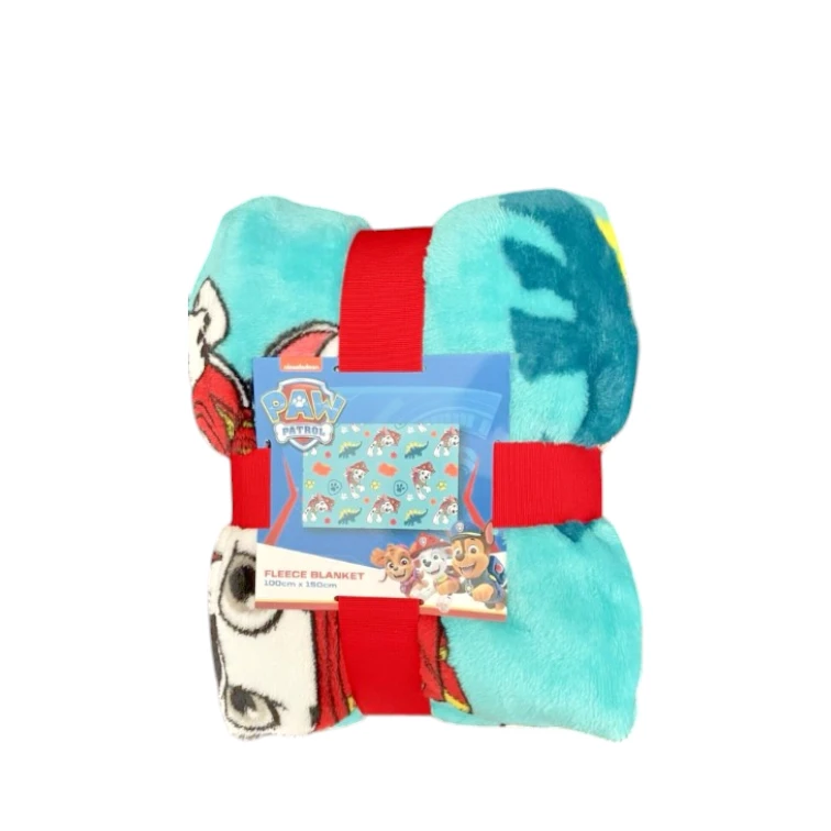 PAW PATROL Official Dino Fleece Throw Blanket For Sofa 