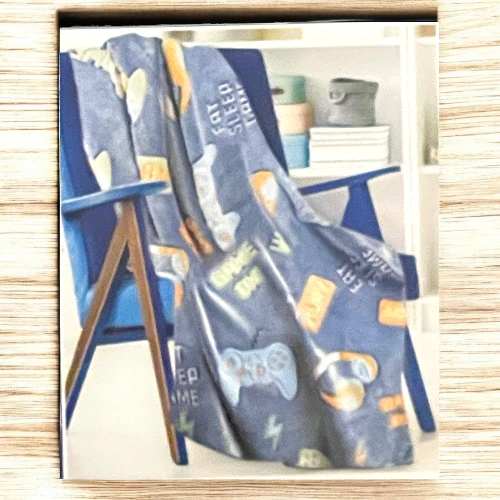 Gaming Themed Throw Blanket