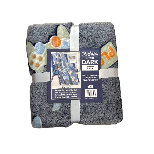 Gaming Themed Throw Blanket