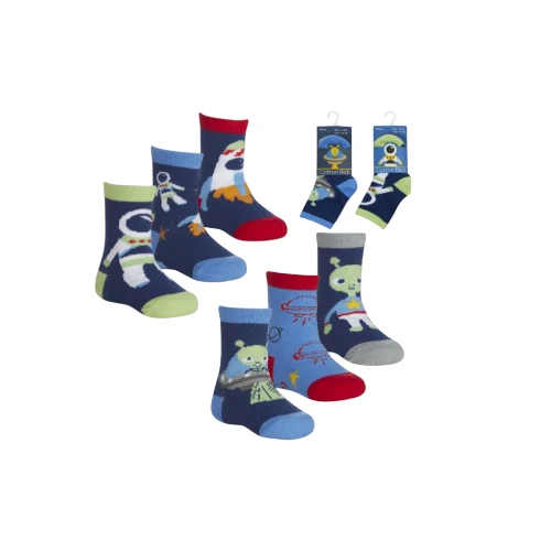 Baby Space & Alien's -Themed Socks