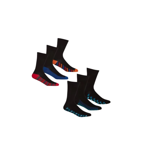 Men's Bamboo Foot Bed Design Socks