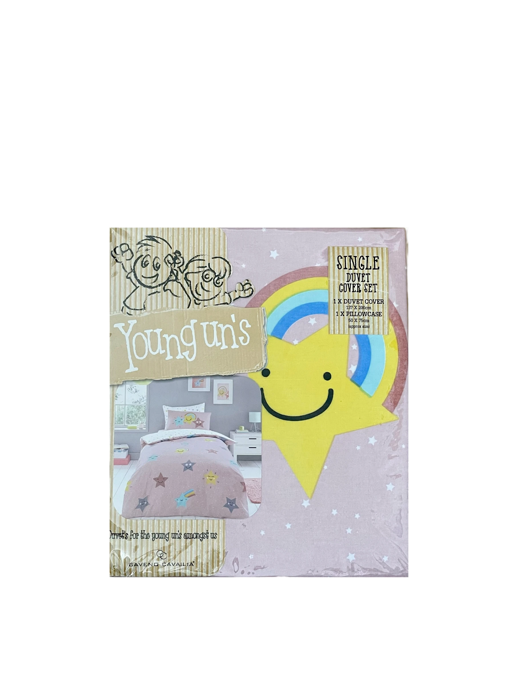 Children's Star-Themed Duvet Cover Set