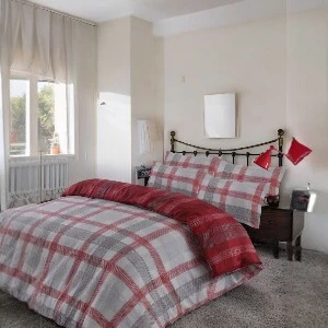 Boston Brushed Cotton Check Bedding Set