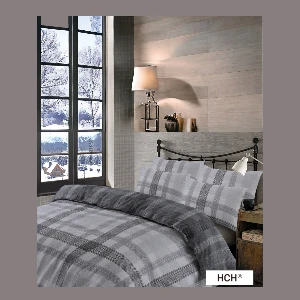Boston Brushed Cotton Check Bedding Set