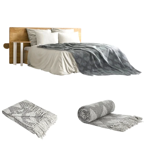 Soft Knit Throw Blanket for Sofa