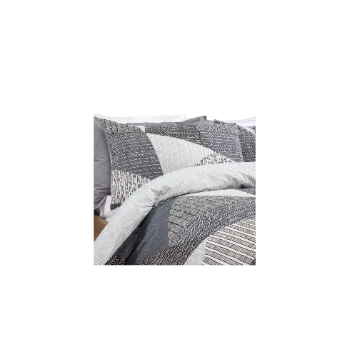 Textured Geo Duvet Cover Set