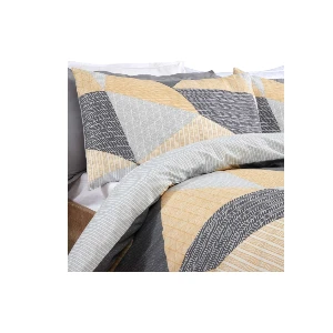 Textured Geo Duvet Cover Set