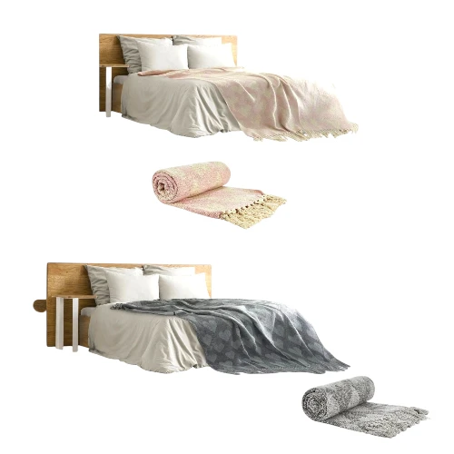 Soft Knit Throw Blanket for Sofa