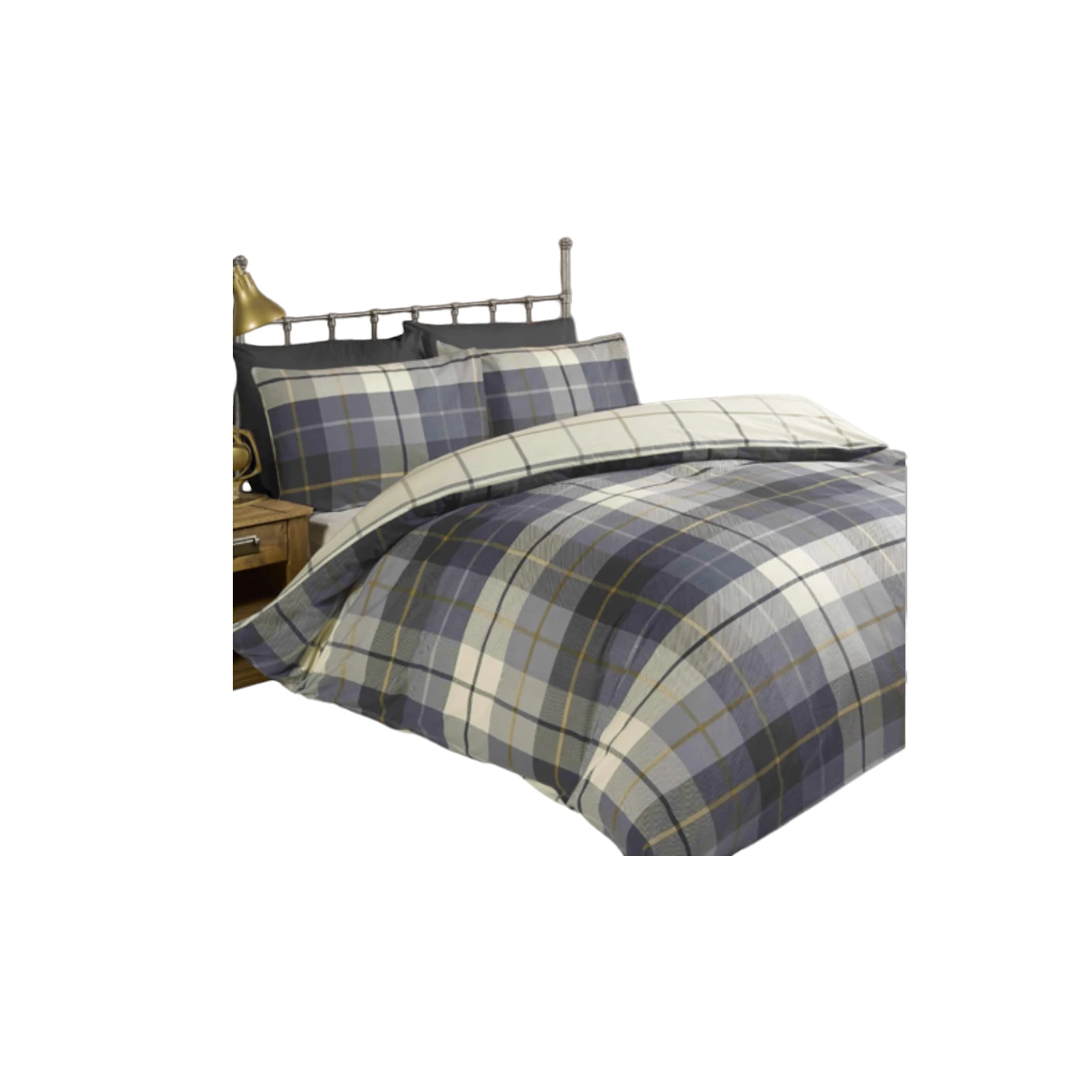 Rapport So Soft Lomond Check Blue 