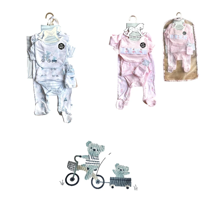 Rock A Bye Baby Layette 5 Pcs Set