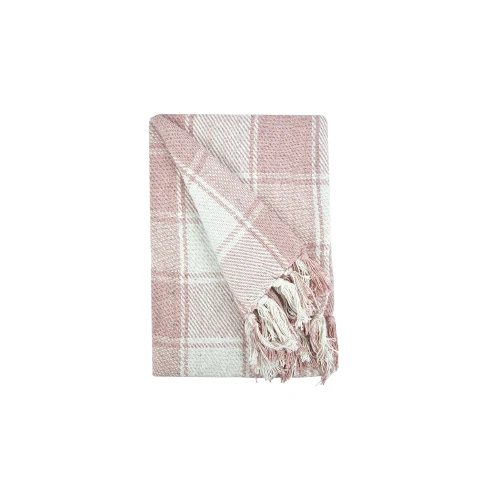  Tartan Woven Throw Blanket For Sofa