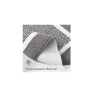 Dexi Grey Rectangular Indoor Mat