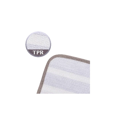 Piccocasa Striped Bath Mat
