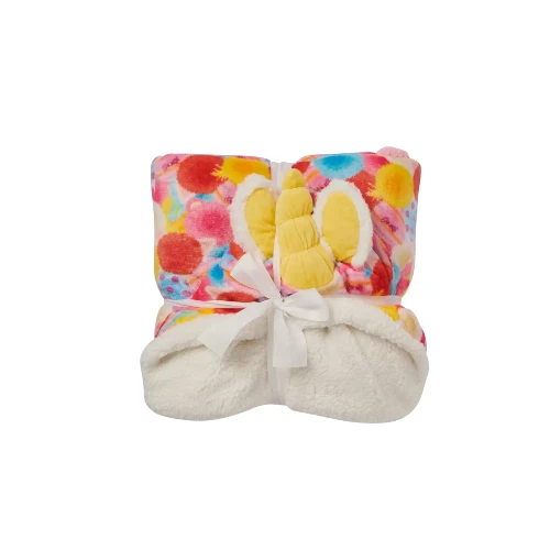 Toy Story Butter cup Hooded Throw Blanket for sofa 