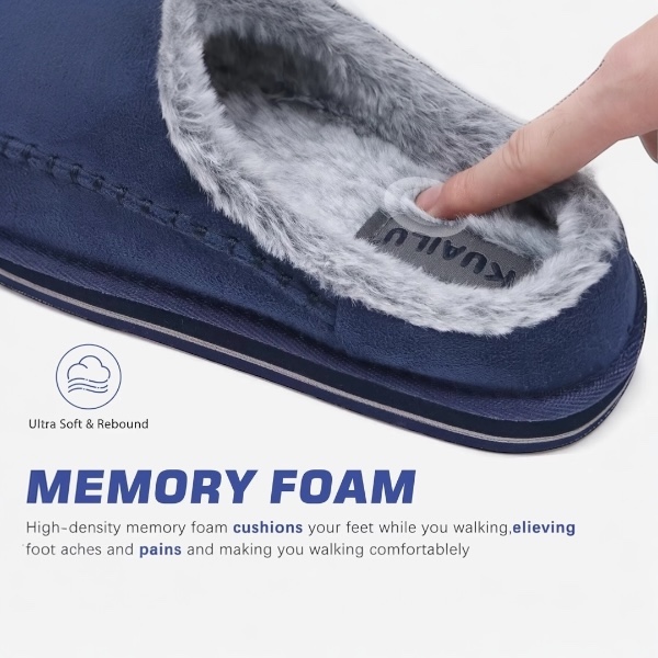 KuaiLu Men's Clog Slippers Foam Clog Slippers