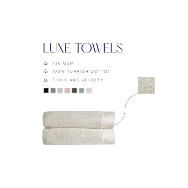 Christy Luxe 6 Piece Towel Set