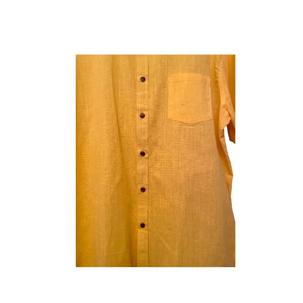 Men's Casual Yellow Shirt